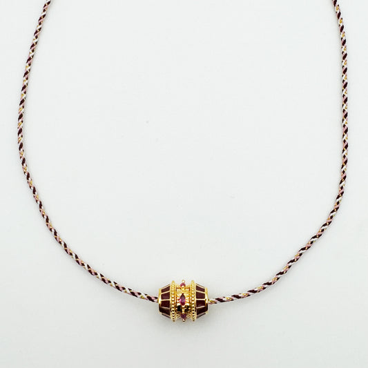 Collier Burgundy Talisman