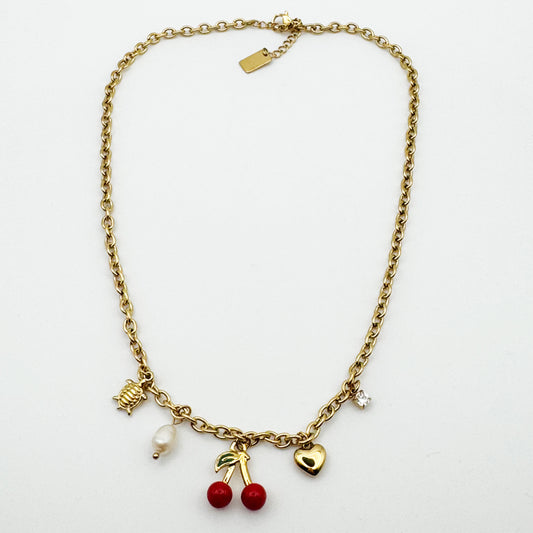 Collier Charm's Cherry