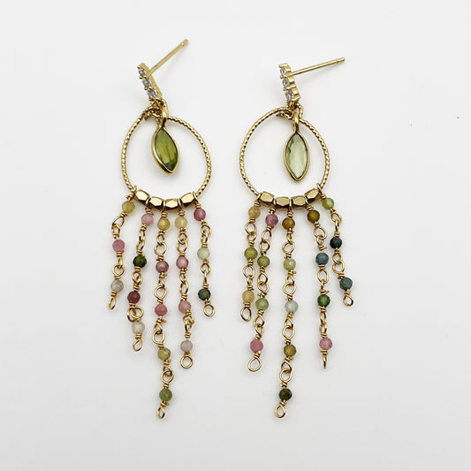 Boucles d'oreilles Gypsie Péridot