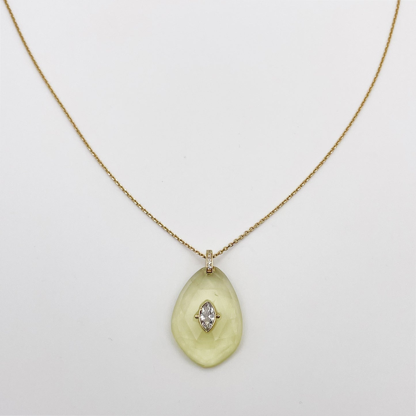 Collier Mirage Chaîne Quartz Lemon