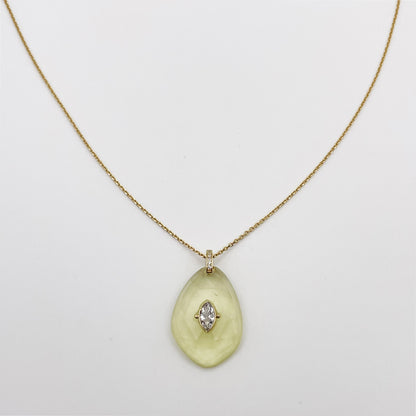 Collier Mirage Chaîne Quartz Lemon