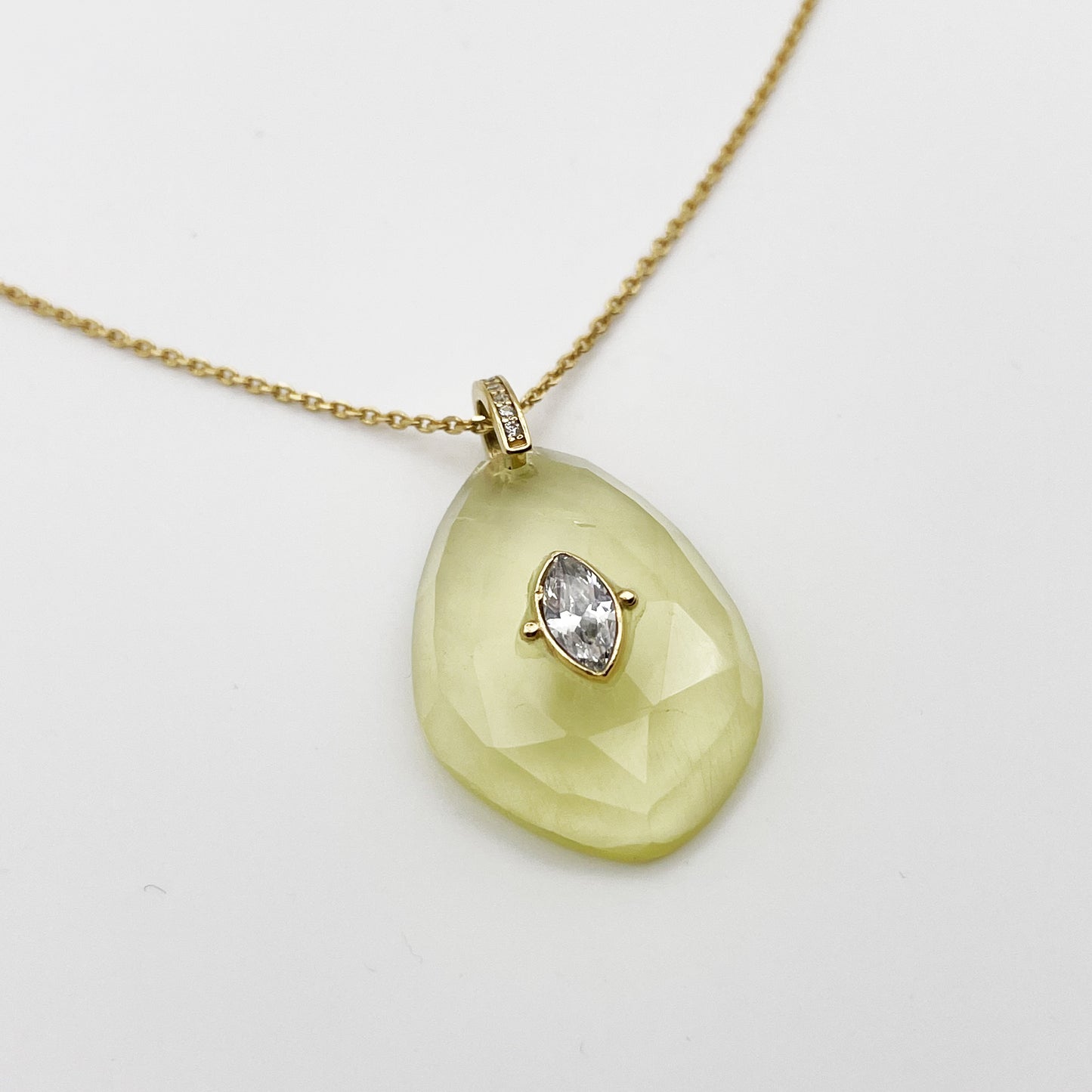 Collier Mirage Chaîne Quartz Lemon