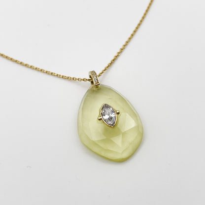 Collier Mirage Chaîne Quartz Lemon